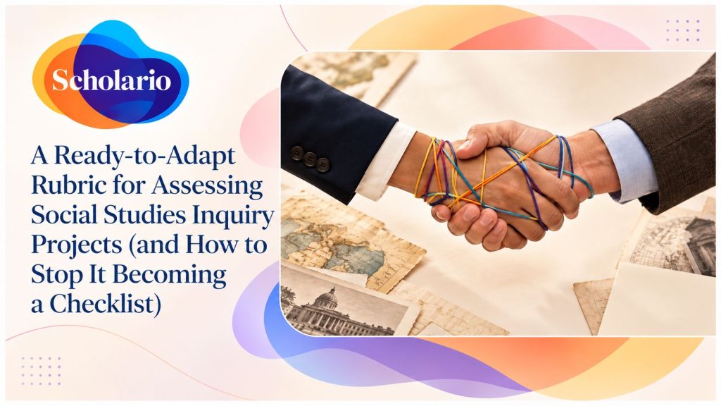 A Ready-to-Adapt Rubric for Assessing Social Studies Inquiry Projects (and How to Stop It Becoming a Checklist)
